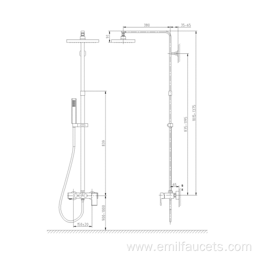 Best hand large rain shower head tap